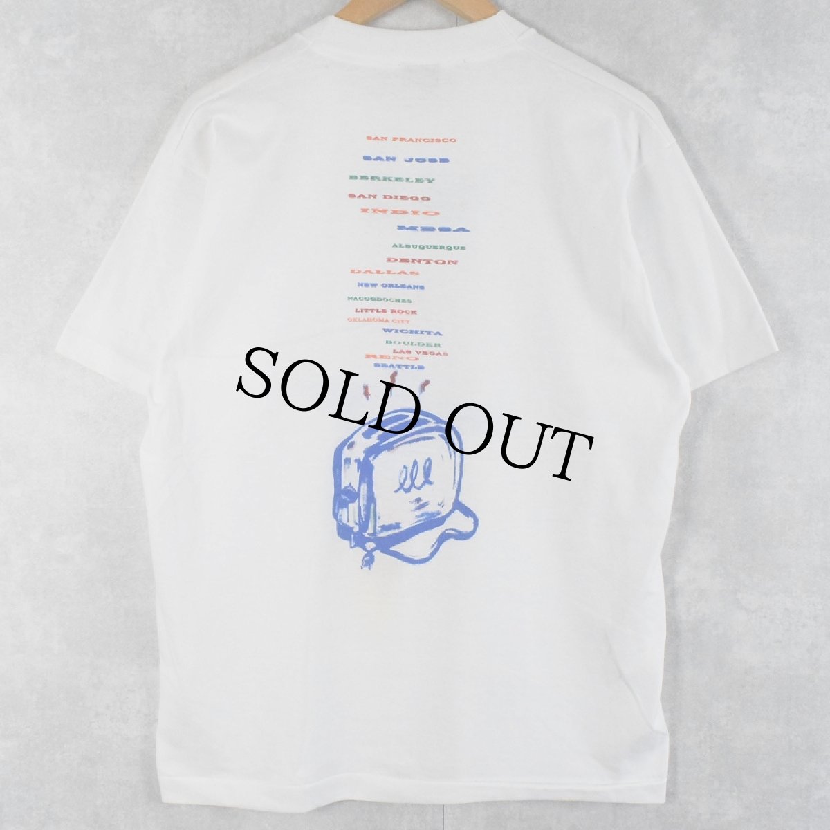 画像2: 90's PEARL JAM CANADA製 "freak" ロックバンドツアーTシャツ L (2)