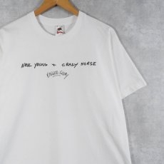 画像2: 90's NEIL YOUNG & CRAZY HORSE USA製 "Don't Spook the Horses" バンドプリントTシャツ XL (2)