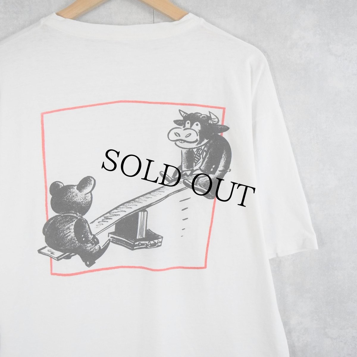 画像2: 80〜90's シュールイラストTシャツ XXL (2)