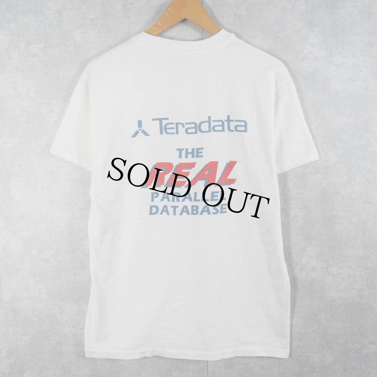 画像2: 90's Teradata USA製 "DON'T BE A WUSS !" コンピューター企業プリントTシャツ M (2)