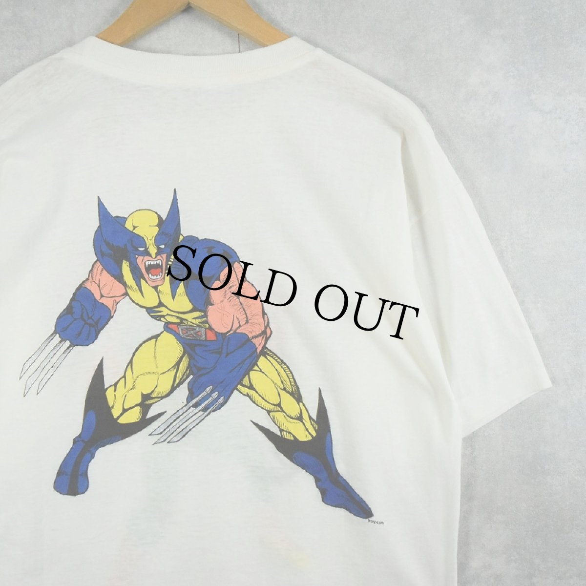 画像2: 80〜90's MARVEL COMICS アイアン・フィスト×ウルヴァリン ハンドペイントTシャツ (2)