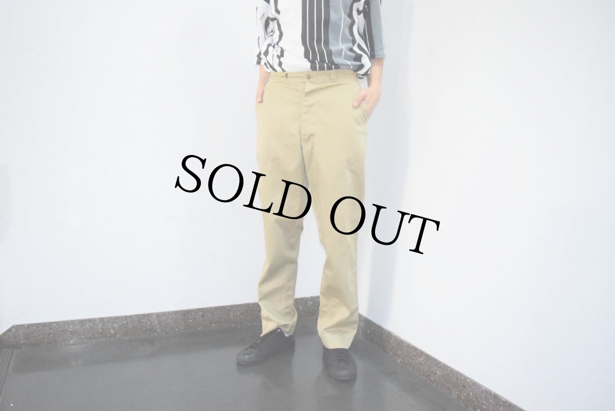 画像2: 50's U.S.ARMY チノトラウザーズ W30 (2)