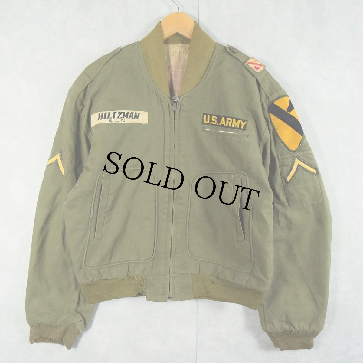 画像2: 50's U.S.ARMY TYPE L-2B "KOREA" 刺繍入り ツアージャケット M (2)