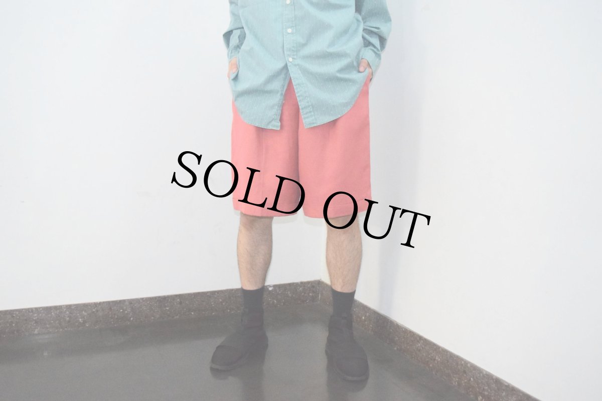 画像3: 90's Talbots USA製 2タック レーヨン×リネンショーツ W31 (3)