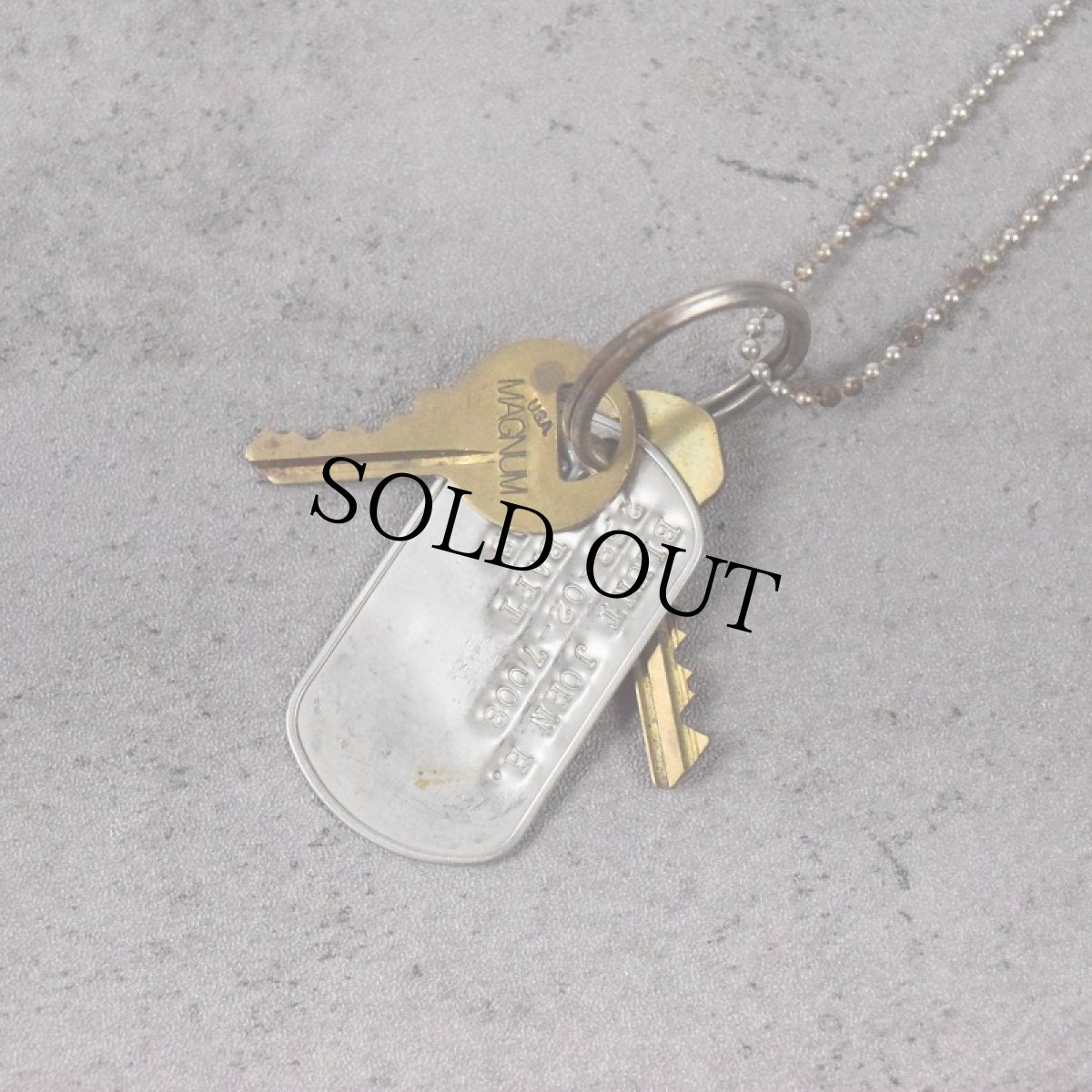 画像1: U.S.ARMY ドッグタグ (1)