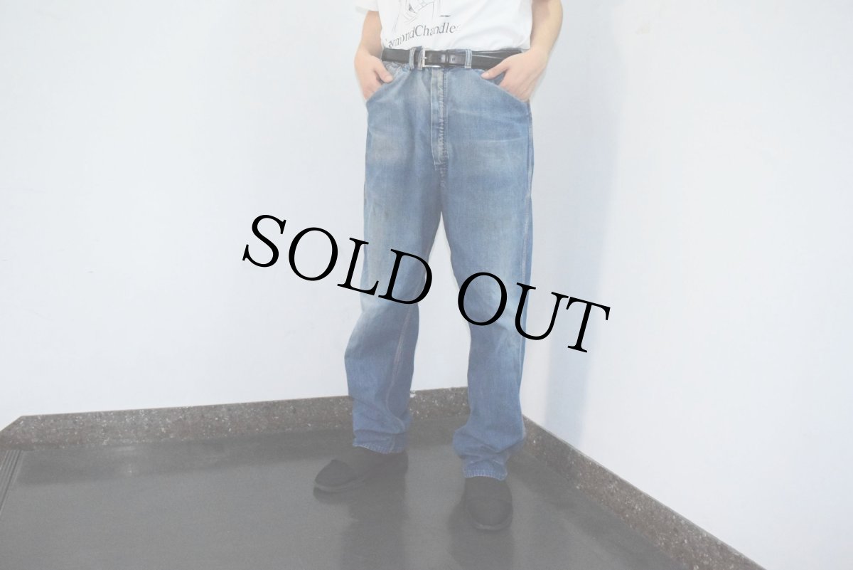 画像3: 50's STOREBRAND デニムペインターパンツ W38 (3)