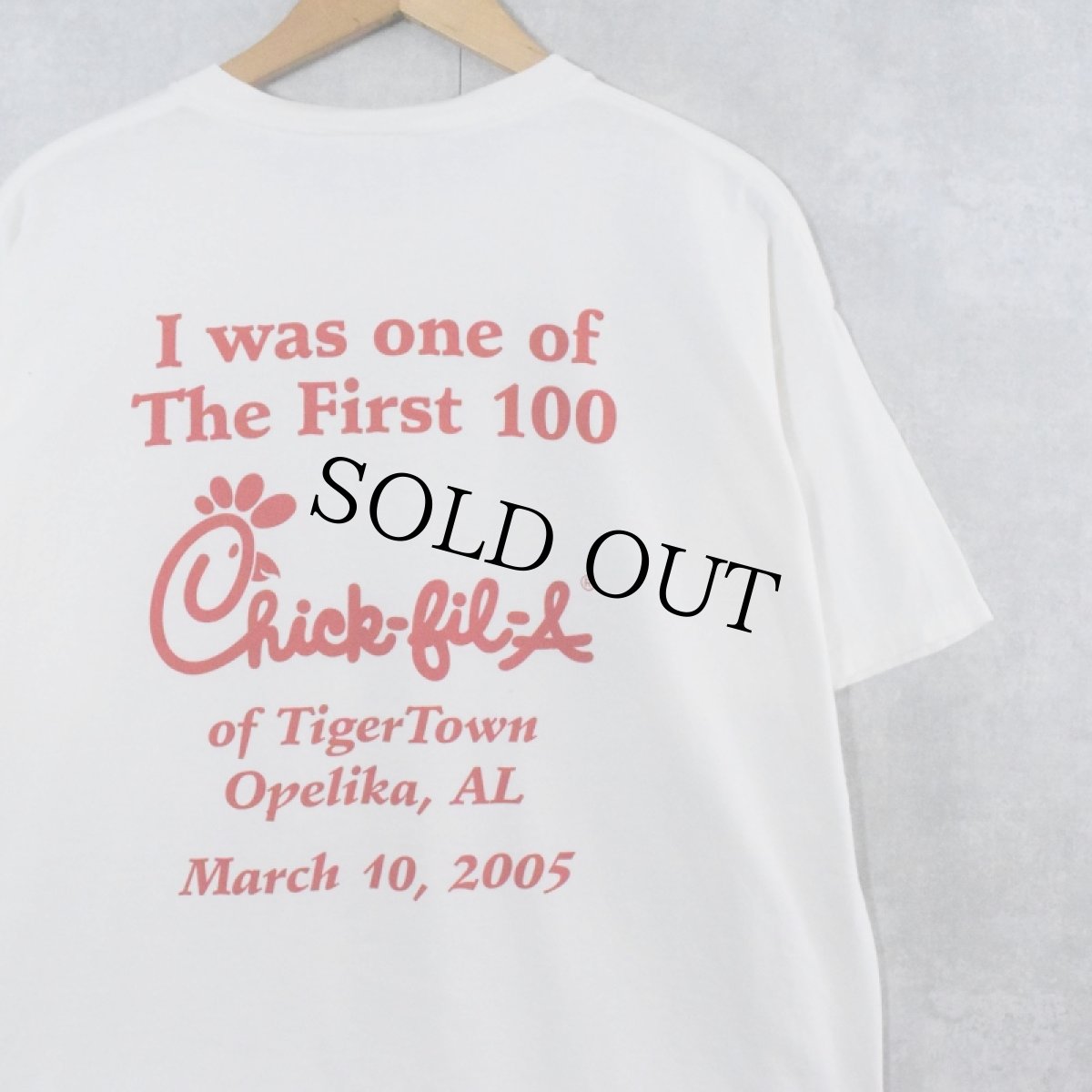 画像2: Chick-fil-A "REEL WINNERS EAT CHIKIN" ファーストフードチェーン プリントTシャツ XL (2)