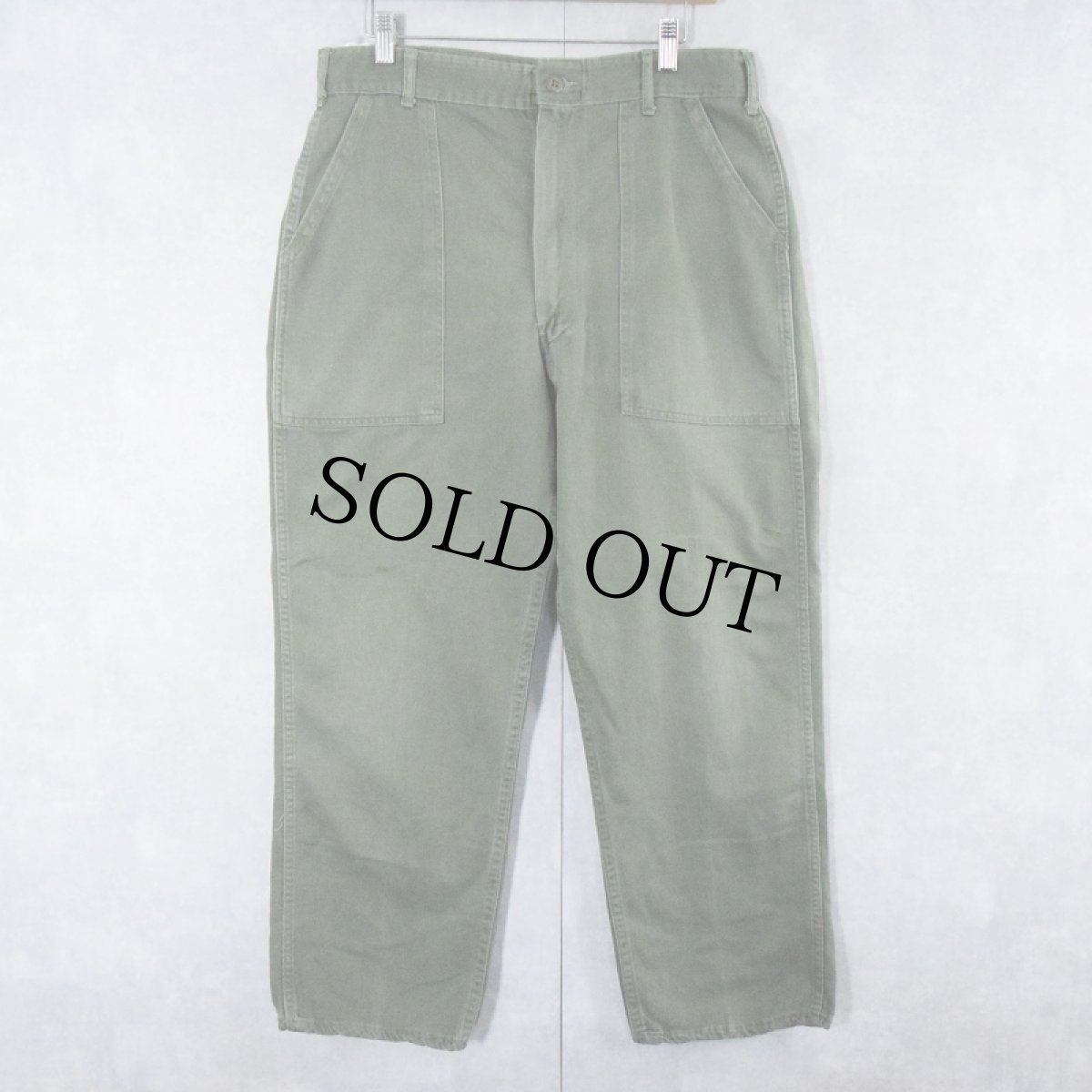 画像2: 70's U.S.ARMY ベイカーパンツ W32 (2)