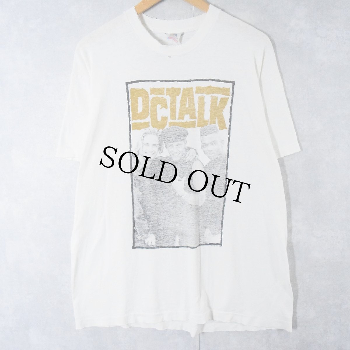 画像1: 90's DC Talk "FREE AT LAST TOUR 1993" クリスチャンロックバンドTシャツ XL (1)