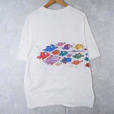 画像2: 90's Crazy Shirts USA製 魚イラスト 巻プリントTシャツ XL (2)