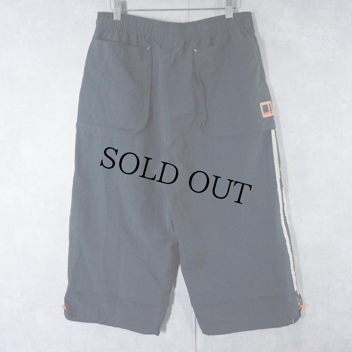 画像2: adidas サイドライン イージーハーフパンツ GRAY M (2)