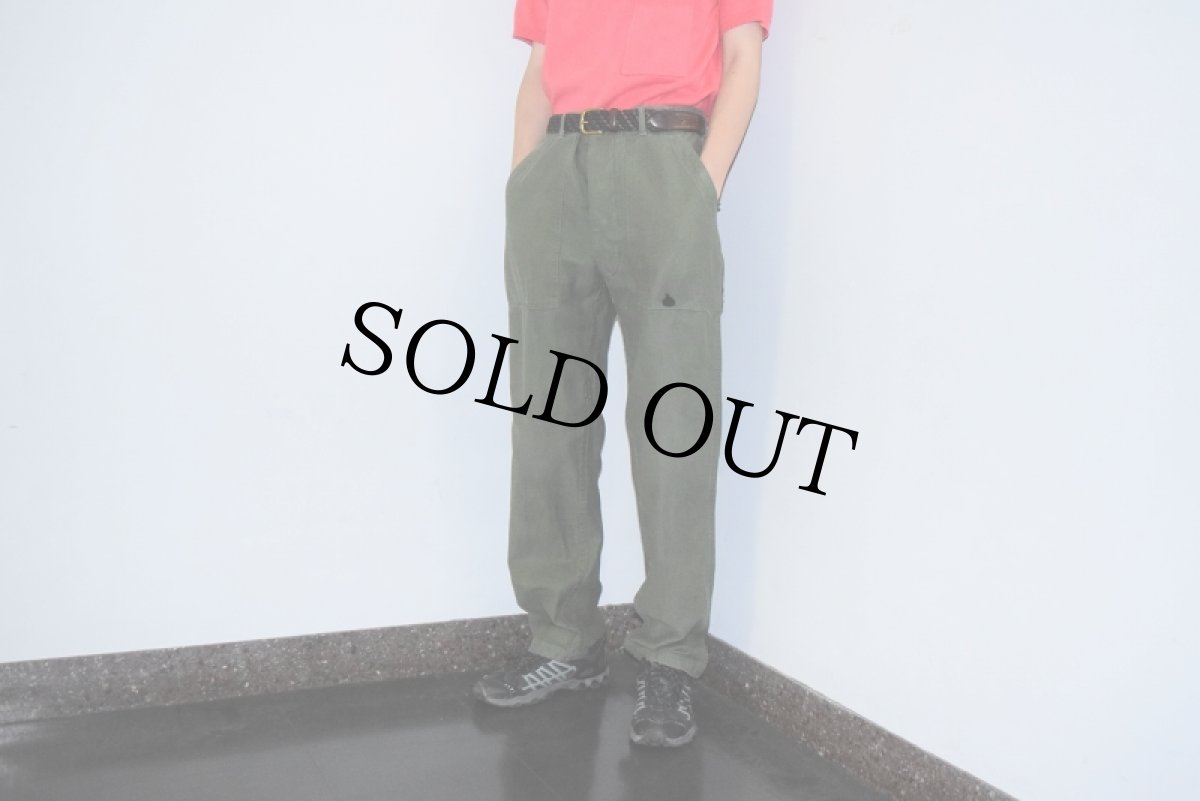 画像2: 60's U.S.ARMY "サイドアジャスタ付き" ベイカーパンツ W31-32 (2)