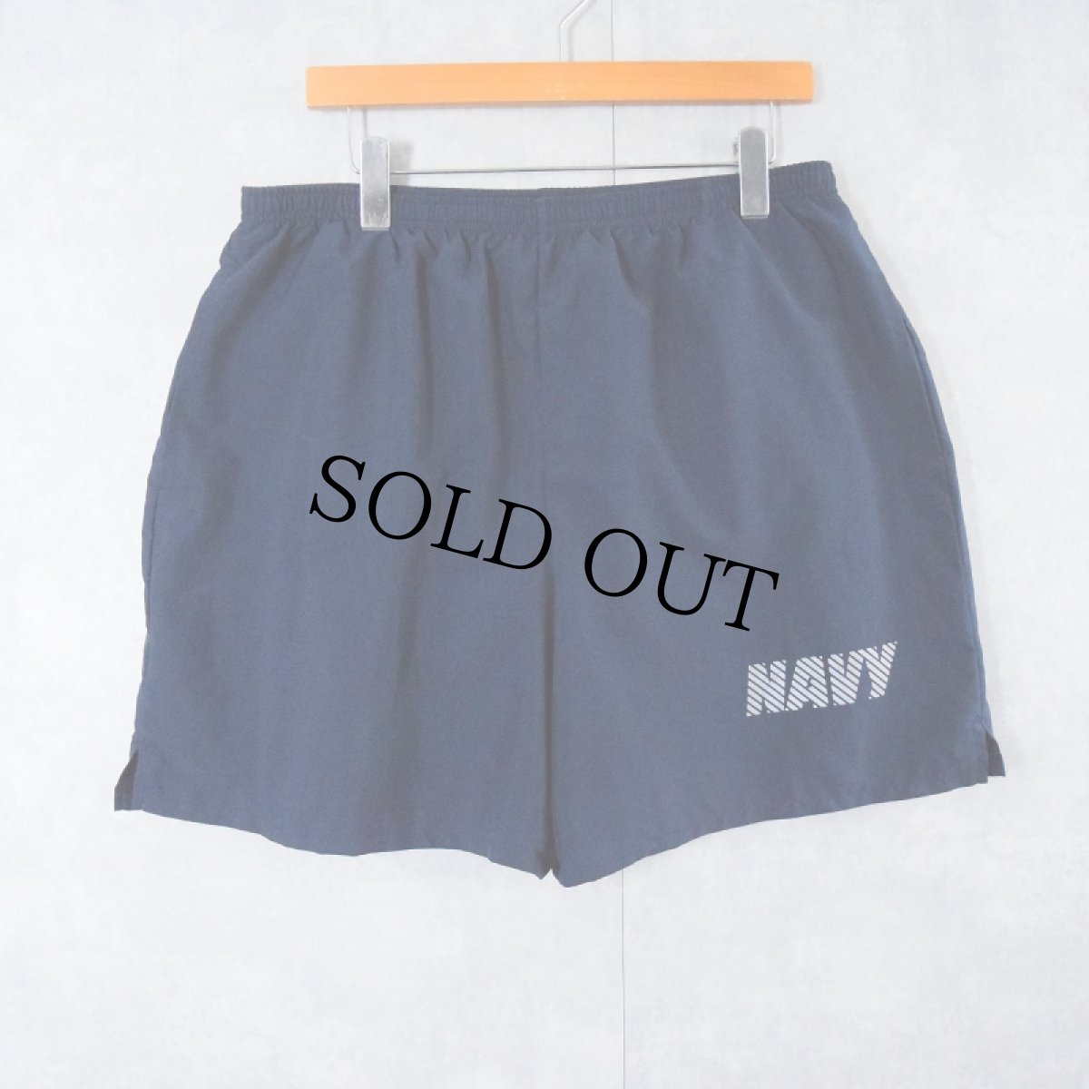 画像2: U.S.NAVY×NEW BALANCE トレーニングショーツ X-LARGE (2)