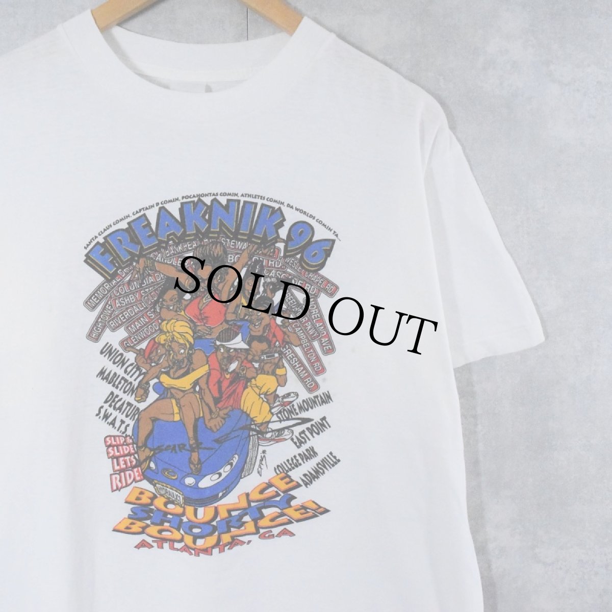 画像1: 【SALE】 90's "FREAKNIK 1996 ATLANTA" ミュージックフェスティバルTシャツ (1)
