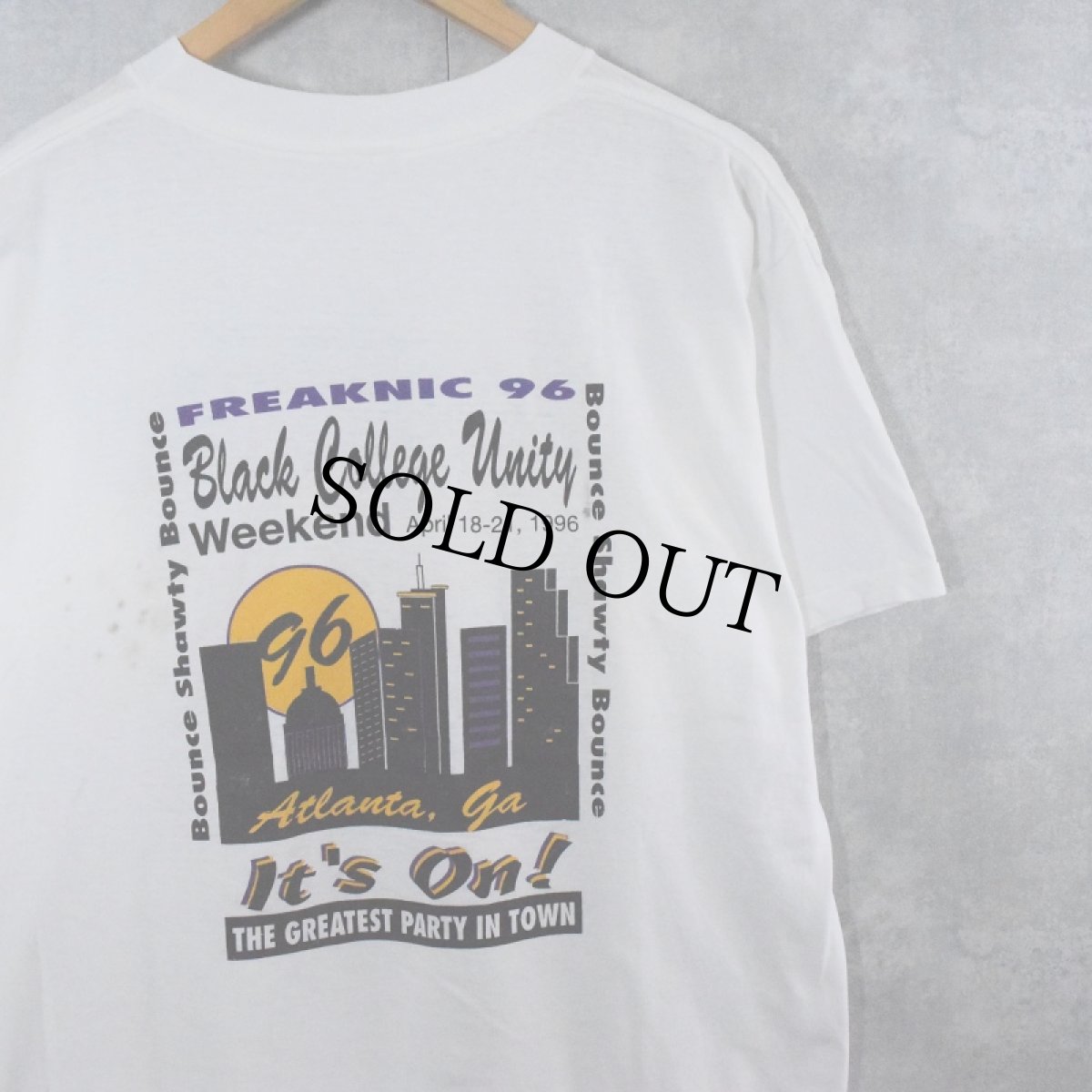画像2: 【SALE】 90's "FREAKNIK 1996 ATLANTA" ミュージックフェスティバルTシャツ (2)