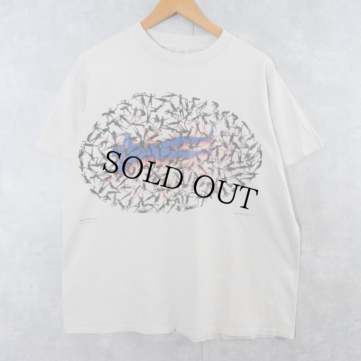 画像2: 90's Peter Brian Gabriel USA製 "Blood of Eden" ロックバンドプリントTシャツ L (2)