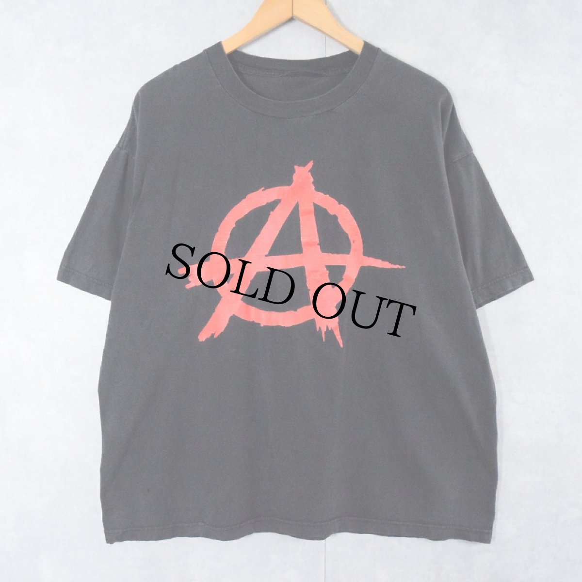 画像1: ANARCHY パンクロックバンドTシャツ BLACK (1)