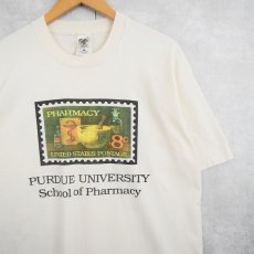 画像1: 90's PURDUE UNIVERSITY "Scool of pharmacy" カレッジプリントTシャツ XL (1)