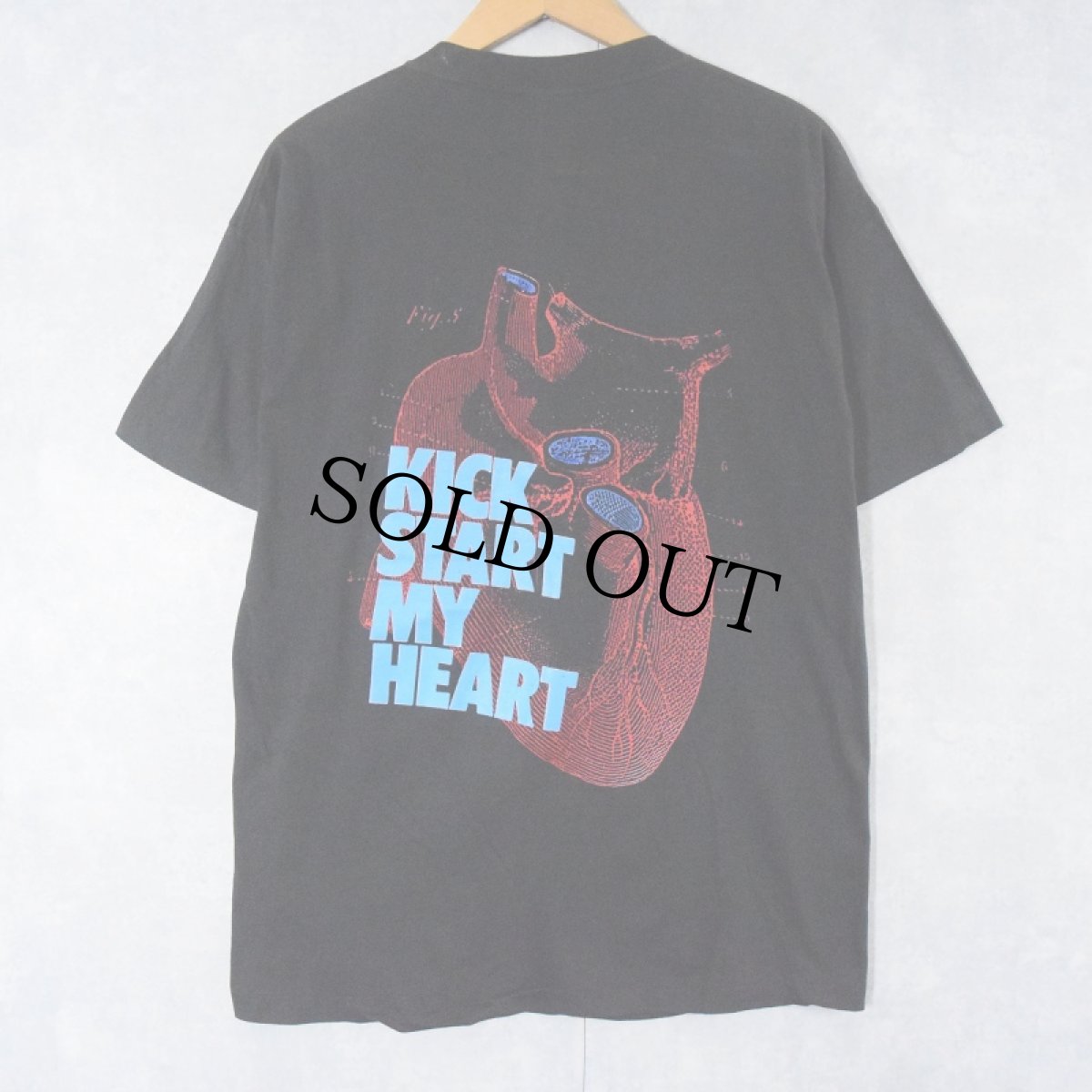 画像2: 80's Motley Crue USA製 ヘヴィメタル・バンドプリントTシャツ BLACK XL (2)