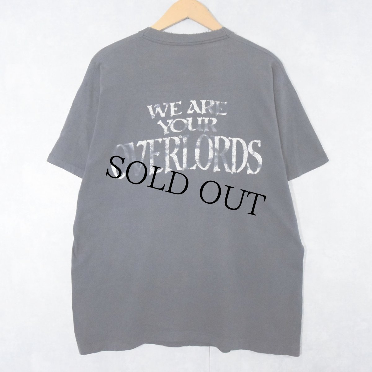 画像2: 90's Led Zeppelin USA製 "HAMMER of the GODS" ロックバンド プリントTシャツ BLACK (2)