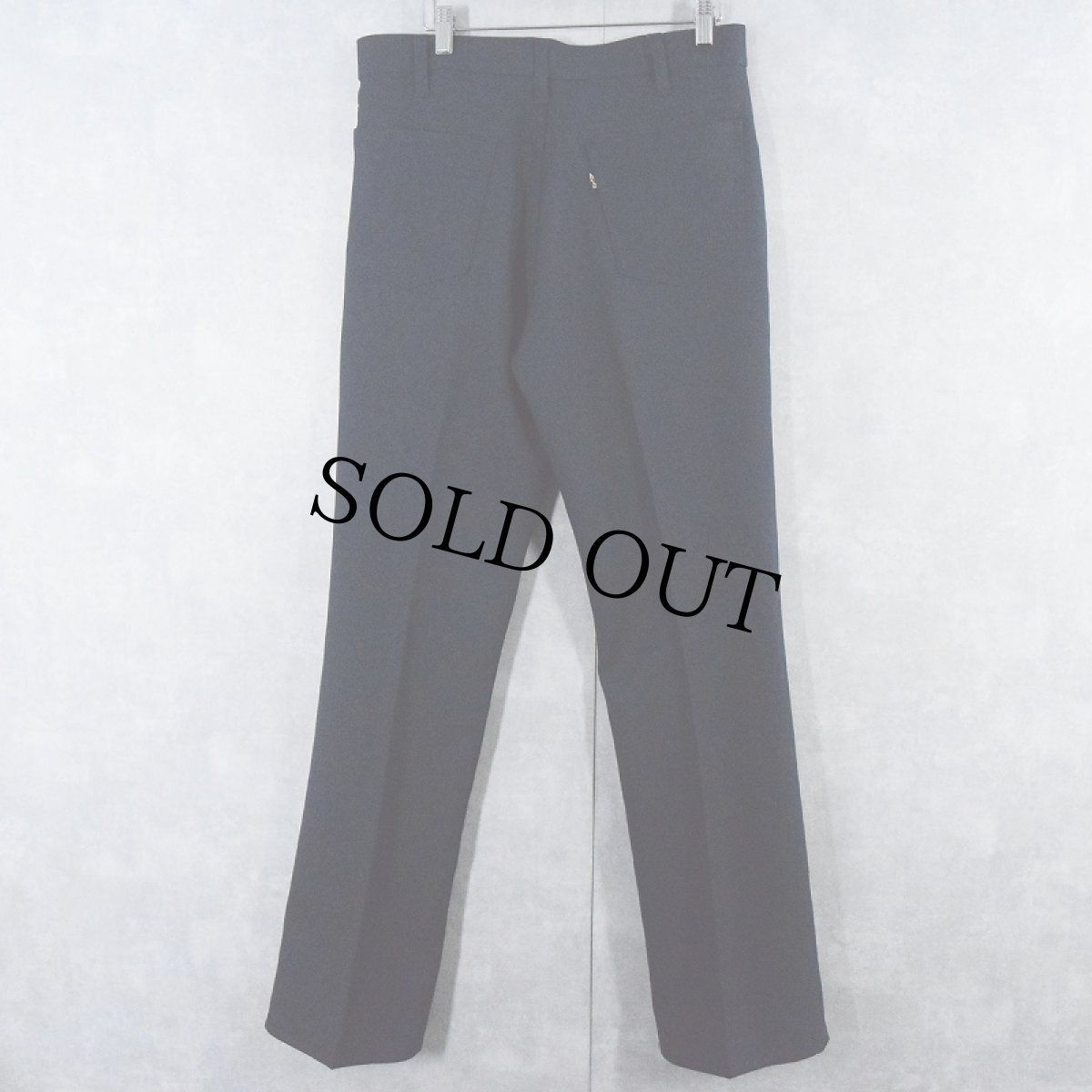 画像2: 80's Levi's 10517-6117 STA-PREST PANTS NAVY W35 (2)