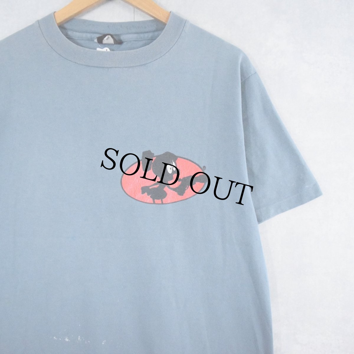 画像2: 90's Looney Tunes USA製 マービン・ザ・マーシャン キャラクタープリントTシャツ L (2)