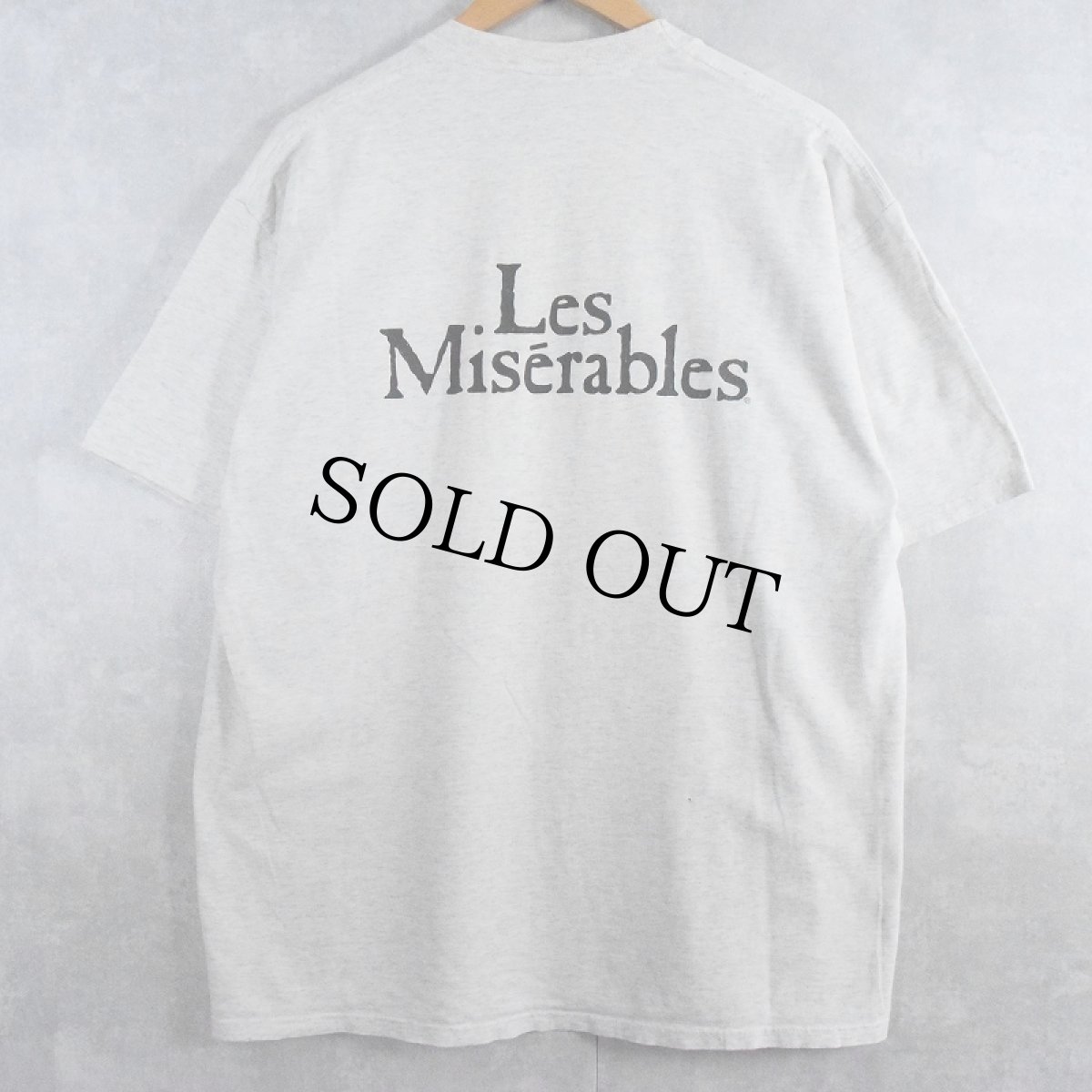 画像2: 90's Les Miserables USA製 ミュージカルプリントTシャツ XL (2)