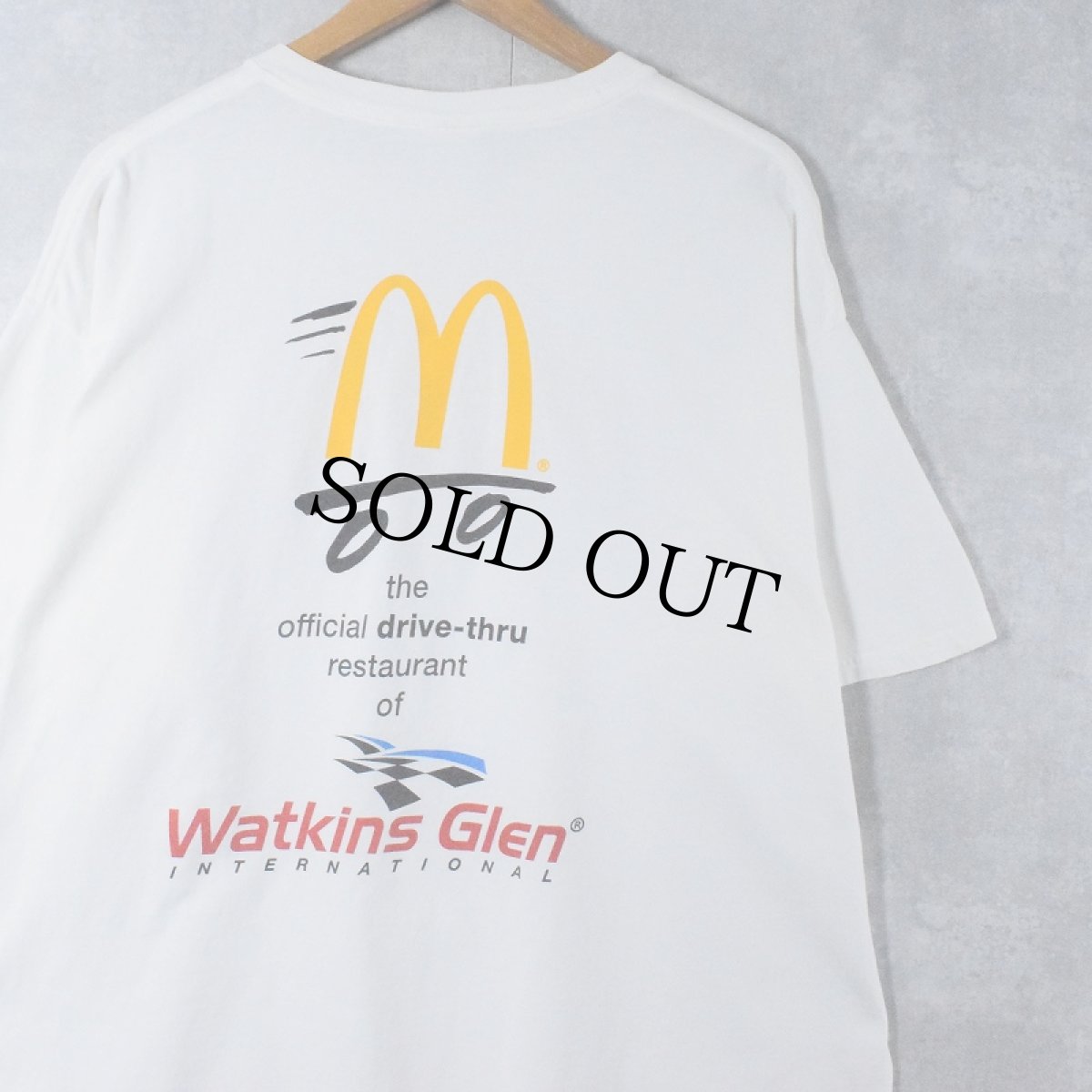 画像2: McDonald's "I'm fast, I'm friendly, I'm lovin' it" 企業プリントTシャツ XL (2)