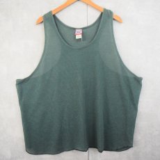 画像1: 80's ATHlETIC MENS WORKS USA製 無地メッシュタンク 3X (1)