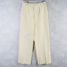 画像1: 〜50's UNKNOWN コットントラウザーズ W28 (1)