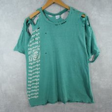 画像1: 70's Champion バータグ USA製 "big daddy's DATONA BEACH '78" バープリントTシャツ XL (1)