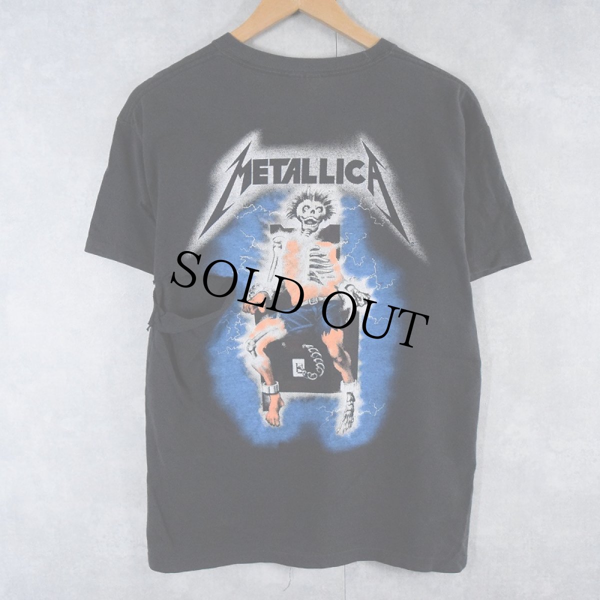 画像2: **【SALE】 90's METALLICA "RIDE THE LIGHTING 1994" ロックバンドTシャツ M (2)