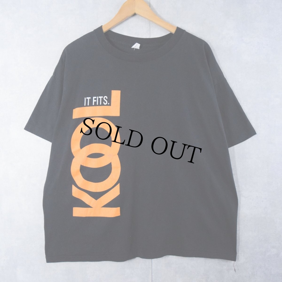 画像1: 90's KOOL USA製 たばこメーカー ロゴプリントTシャツ XL (1)