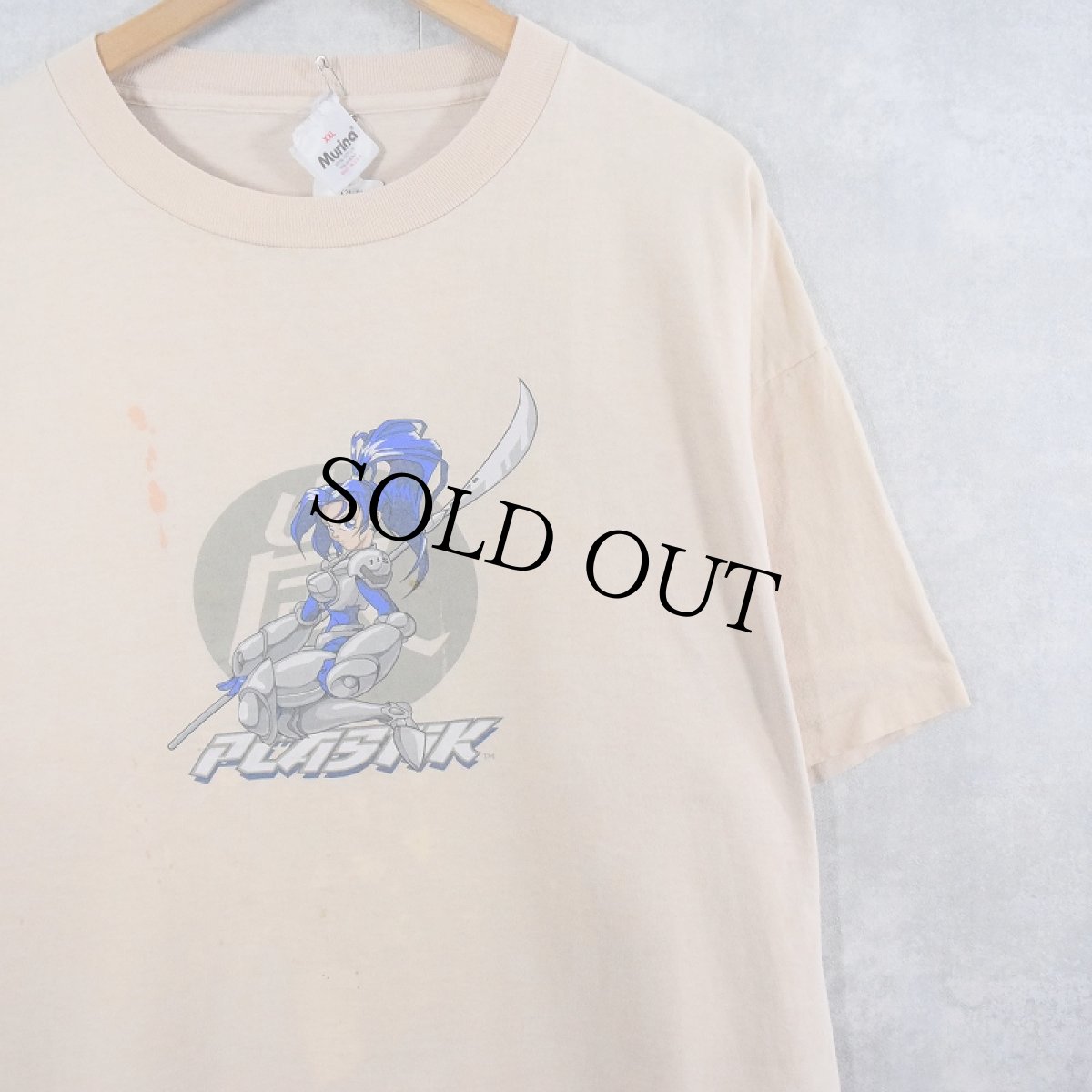 画像1: 90's PLASTIK USA製 キャラクタープリントTシャツ XXL (1)