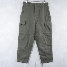画像1: 80's FRENCH MILITARY M-64 カーゴパンツ W31 (1)
