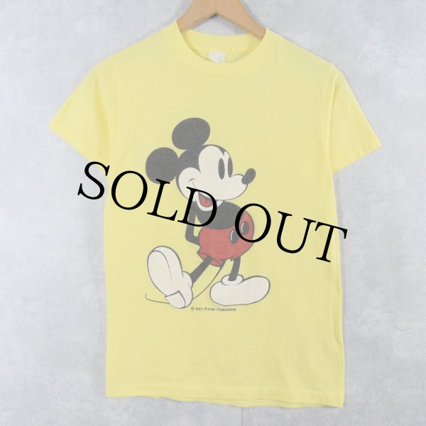 80s USA製 Disneyディズニー ミッキー マウス コットンTシャツ