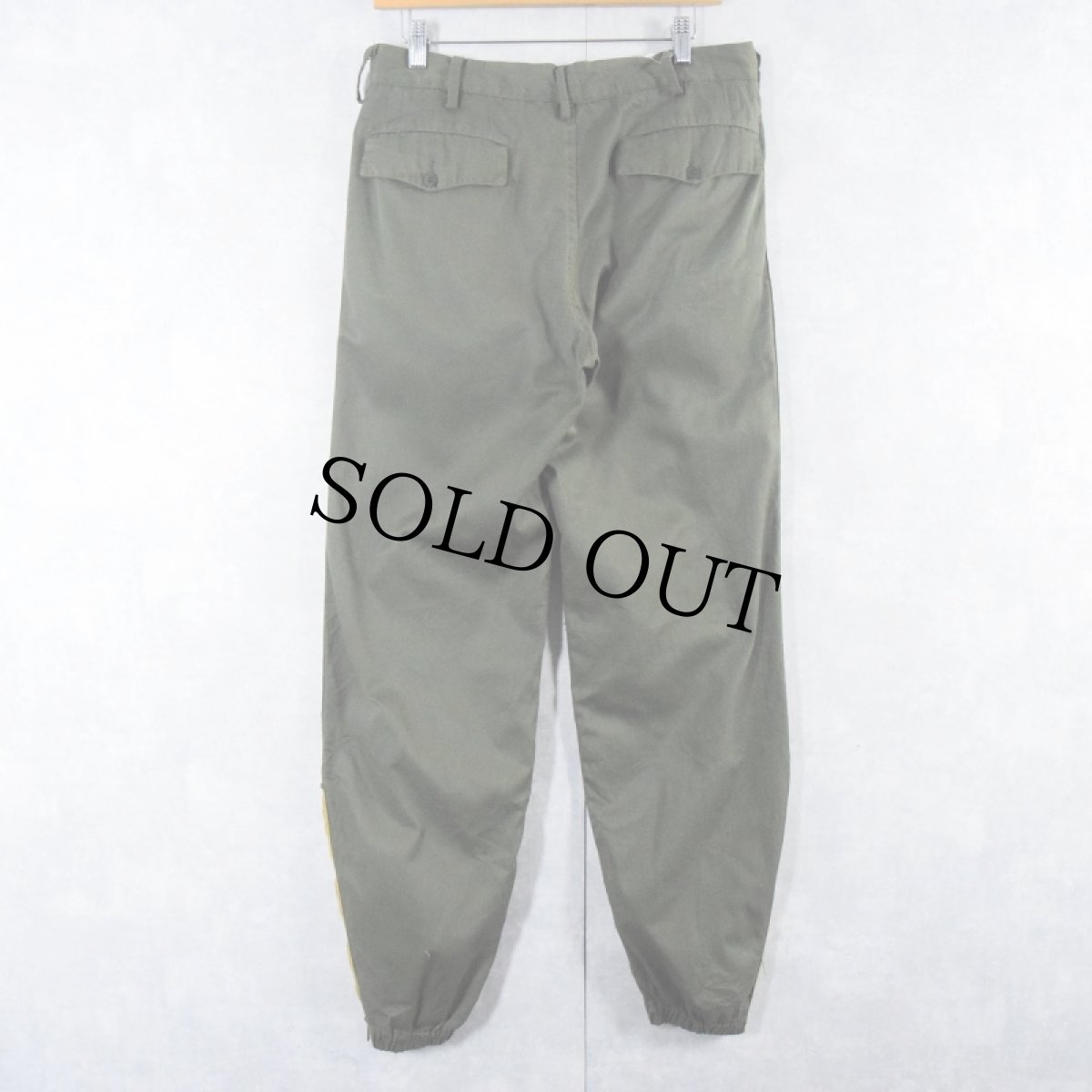 画像2: 70〜80's イタリア軍 パラシュートパンツ W32 (2)