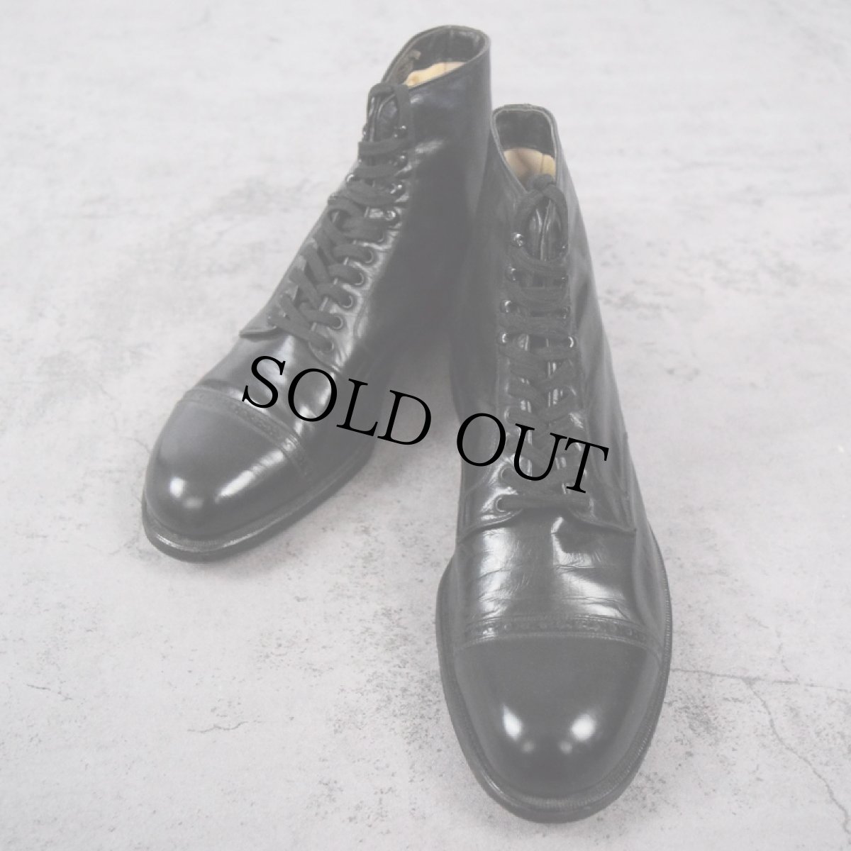 画像1: 40〜50's Gold Bond KANGAROO Leather Boots 28.5cm (1)