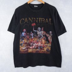 画像1: 2000's CANNIBAL CORPSE デスメタルバンドTシャツ BLACK L (1)