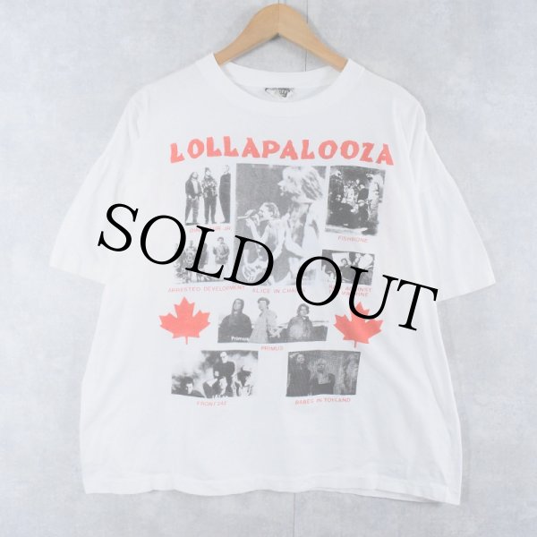 90s lollapalooza ロラパルーザ tシャツ　バンt フェス 90年代 90s ロラパルーザ ミュージック 音楽 バンT 半袖