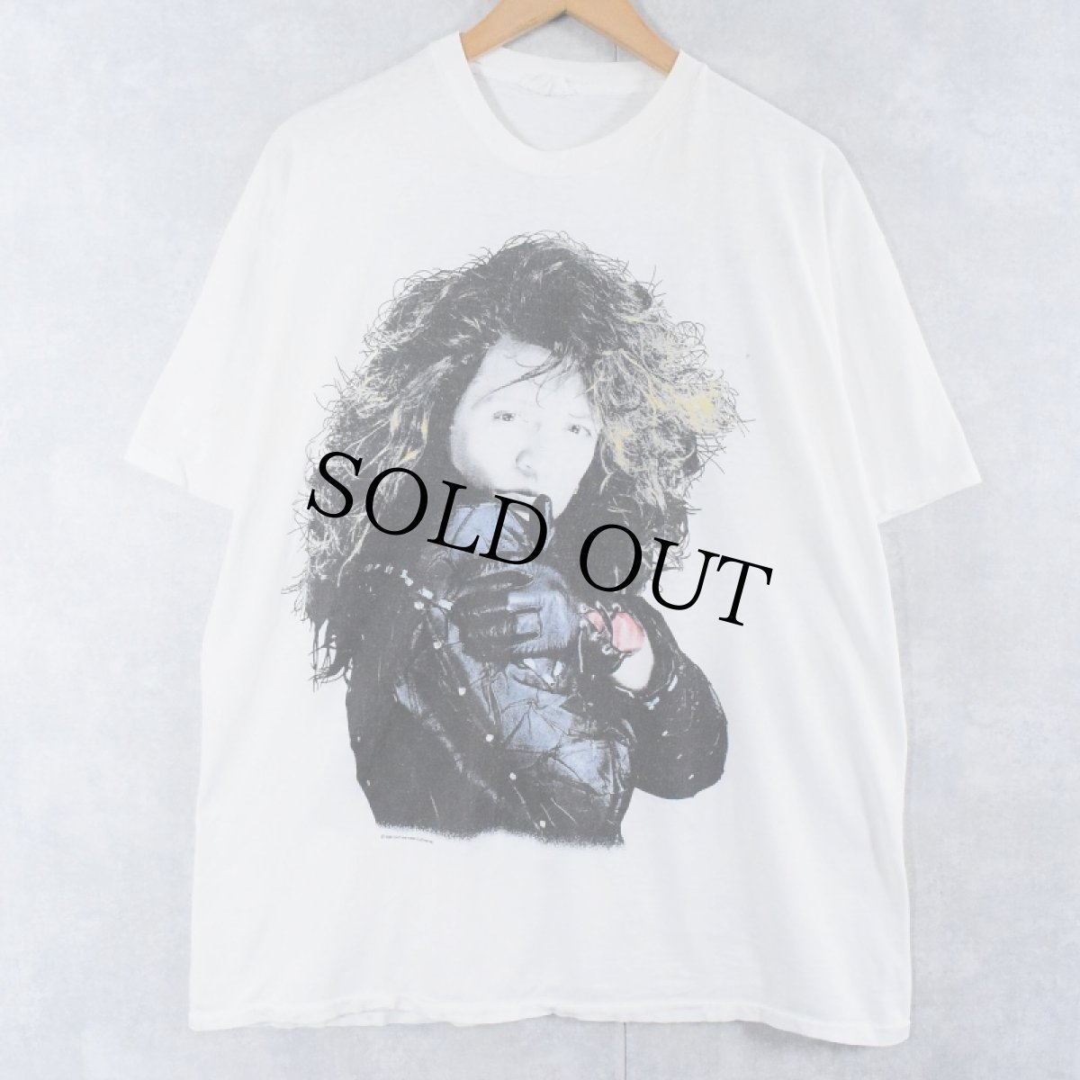 画像1: 80's BON JOVI ハードロックバンドツアーTシャツ  (1)
