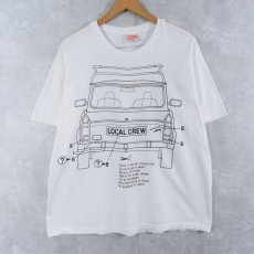 画像1: 90's U2 "LOCAL CREW" ロックバンドTシャツ XL (1)