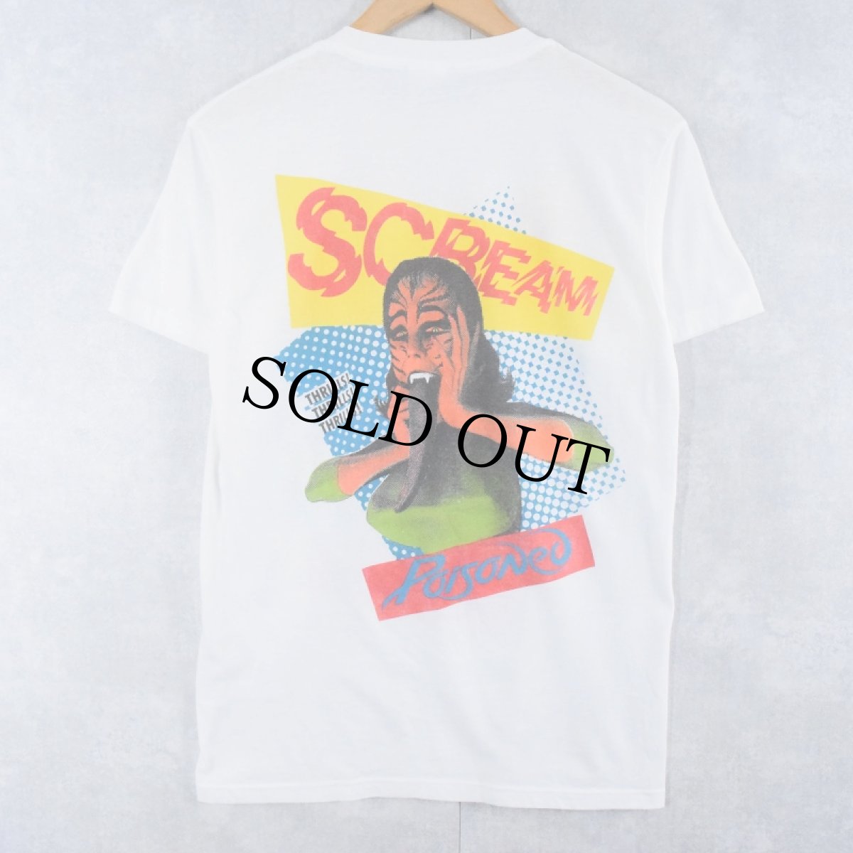画像2: 80's Poison USA製 "THE SCREAM" ロックバンドプリントTシャツ M (2)