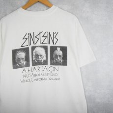 画像1: 90's Albert Einstein "EINSTEIN'S" 偉人 ファニーイラストTシャツ XL (1)