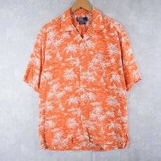 画像1: 【SALE】 POLO Ralph Lauren "CALDWELL" オールオーバーパターン レーヨンアロハシャツ M (1)