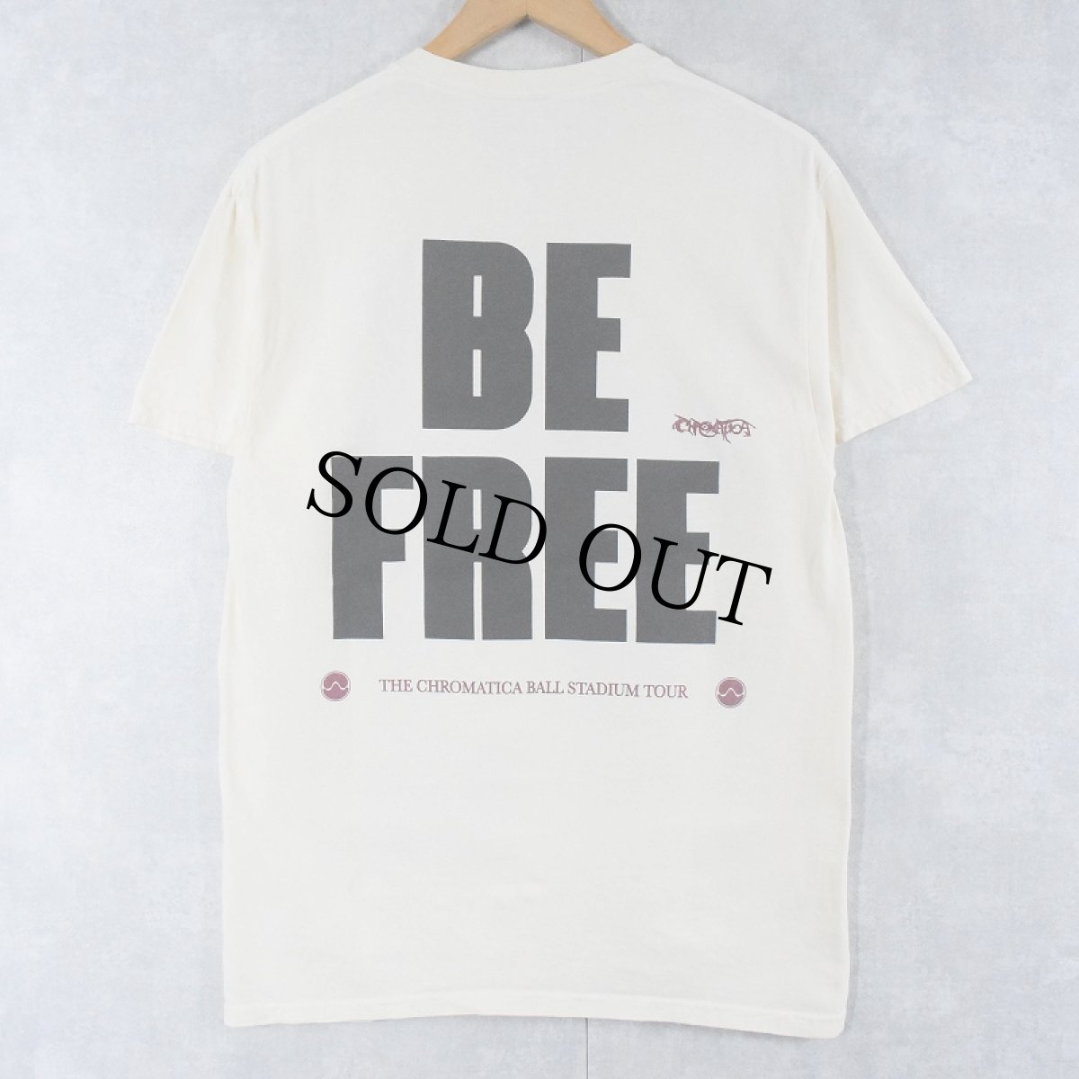 画像4: LADY GAGA "BE FREE" ミュージシャンTシャツ S (4)