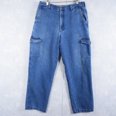 画像2: David Taylor デニムカーゴパンツ W32-38 (2)