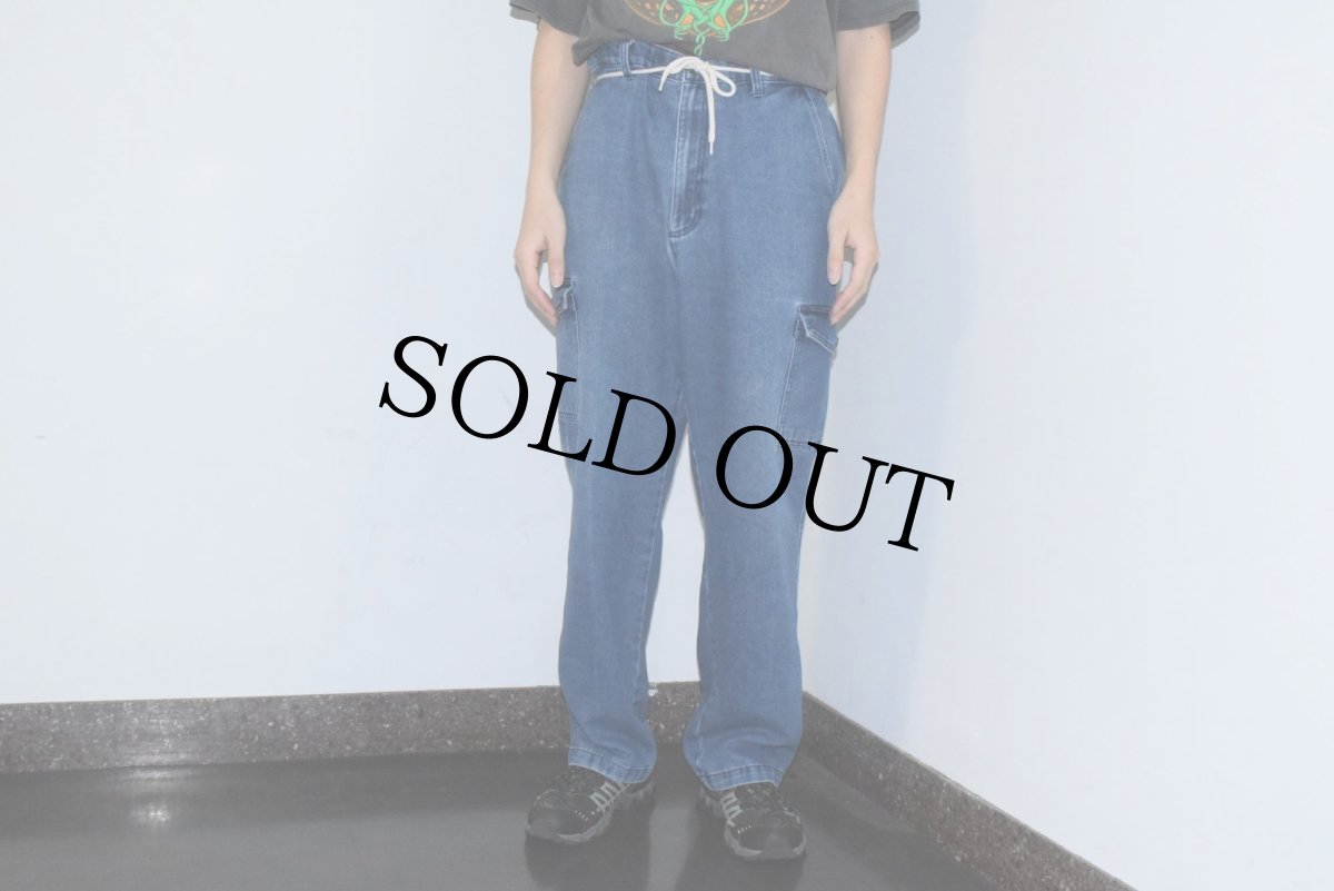 画像3: David Taylor デニムカーゴパンツ W32-38 (3)