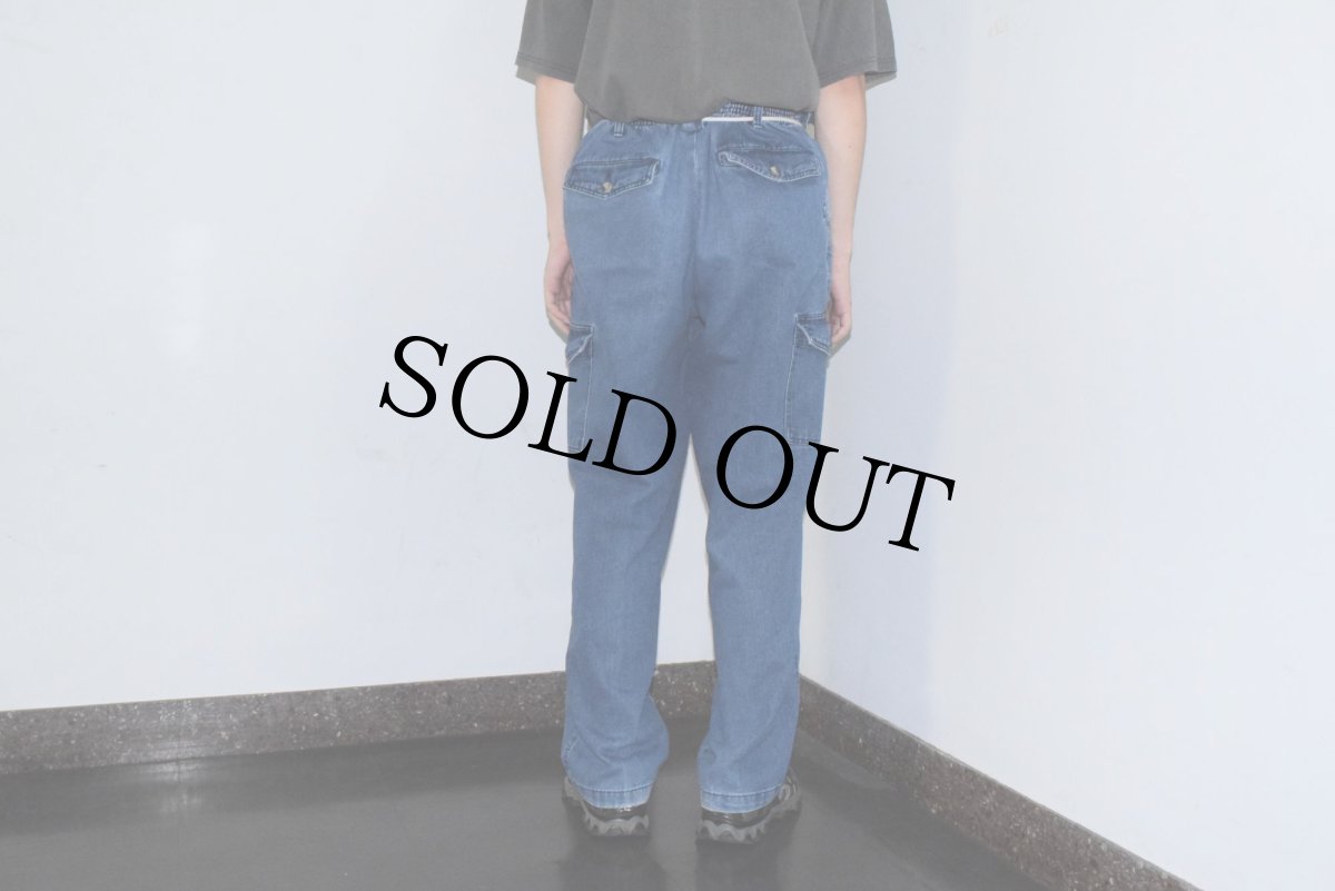 画像4: David Taylor デニムカーゴパンツ W32-38 (4)