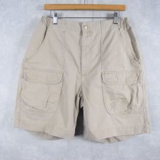 画像1: 【SALE】 POLO Ralph Lauren ロゴ刺繍 コットンカーゴショーツ W30-39 (1)